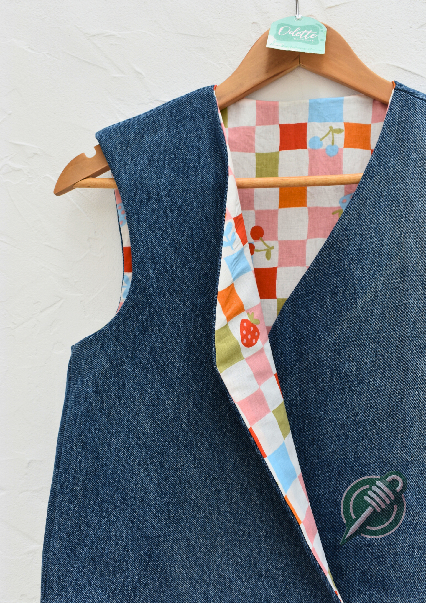 Gilet sans manches réversible