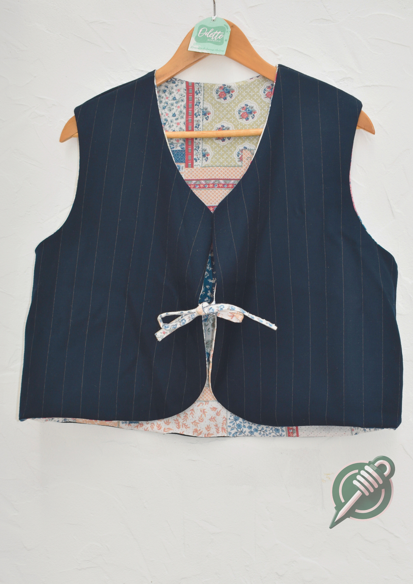 Gilet sans manches réversible