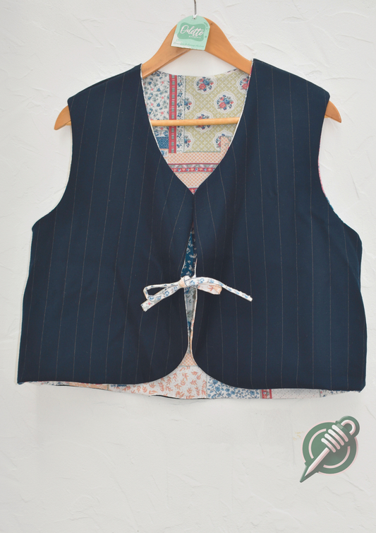 Gilet sans manches réversible