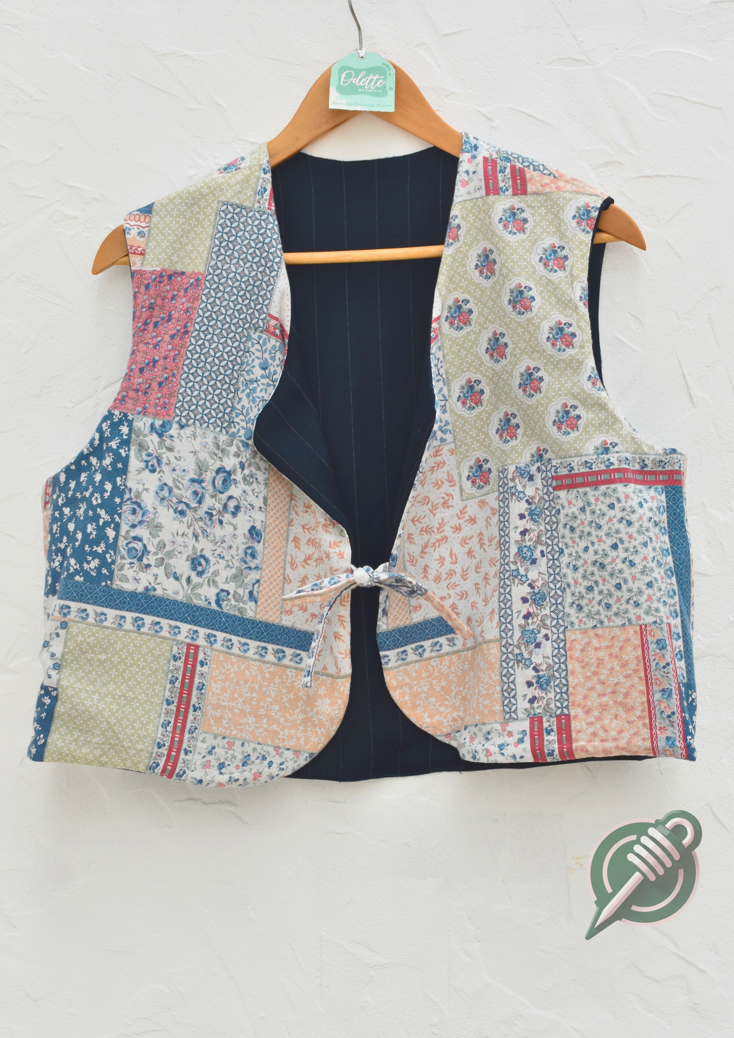 Gilet sans manches réversible