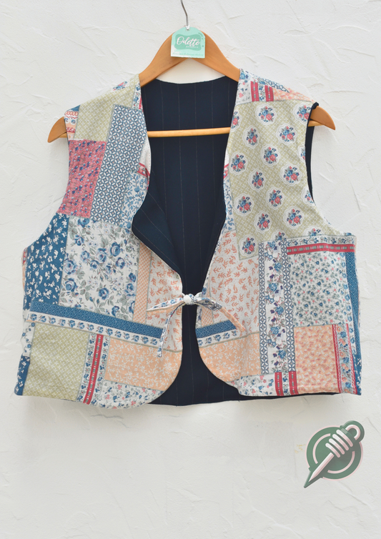 Gilet sans manches réversible
