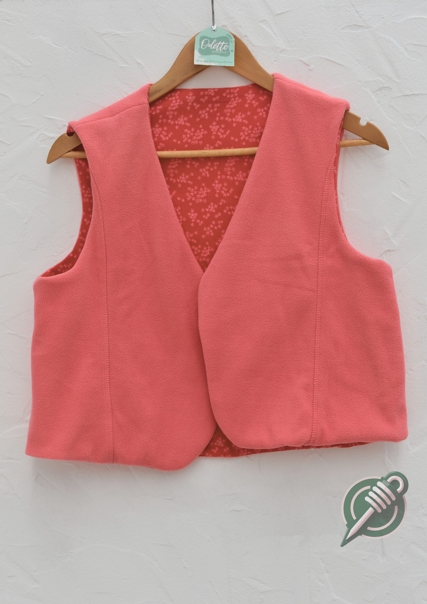 Gilet sans manches réversible